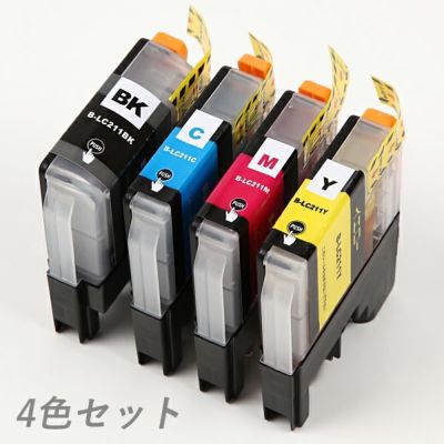 LC211-4PK LC211 ブラザー 互換インク