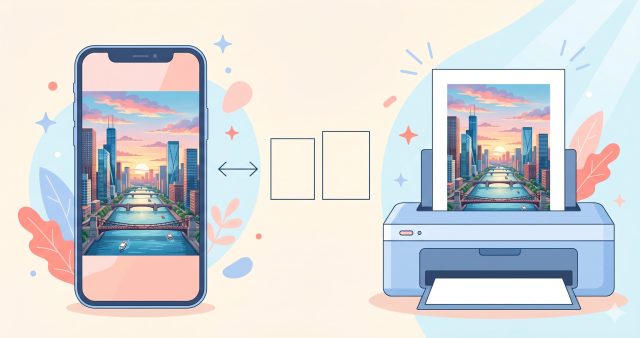 L判できれいに印刷