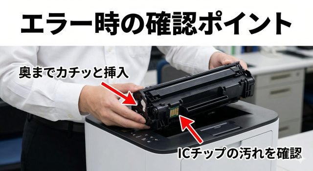 CRG-335 認識エラーの確認ポイント