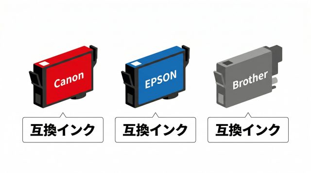 互換インクおすすめの選び方【Canon・エプソン・ブラザー別】