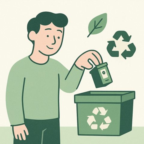 インクカートリッジのリサイクル回収イメージ