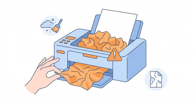 プリンターの紙詰まりの原因と対処法まとめ