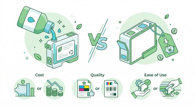 詰め替えインクvs互換インク 徹底比較