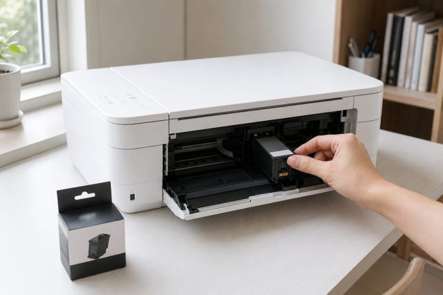 Canon PIXUS TS3530 インク交換完全ガイド｜ランプ点滅・E13リセット・互換／詰め替え切替の選び方