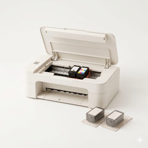 TS3530のインクカートリッジ装着イメージ