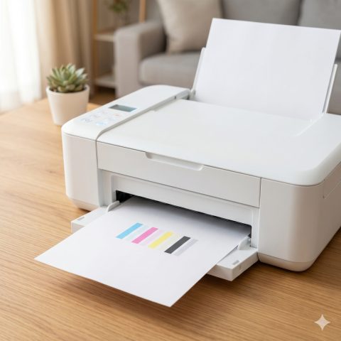 ノズルチェックパターンを印刷しているTS5430のイメージ