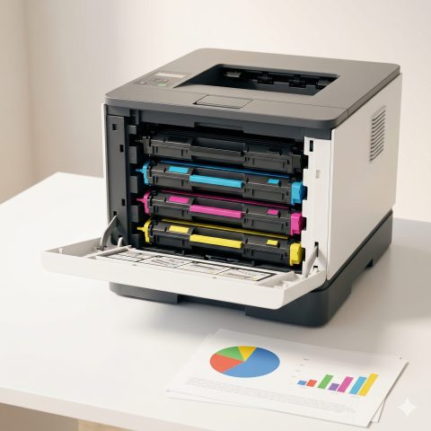 brother HL-3170CDWのトナーカートリッジ装着イメージ
