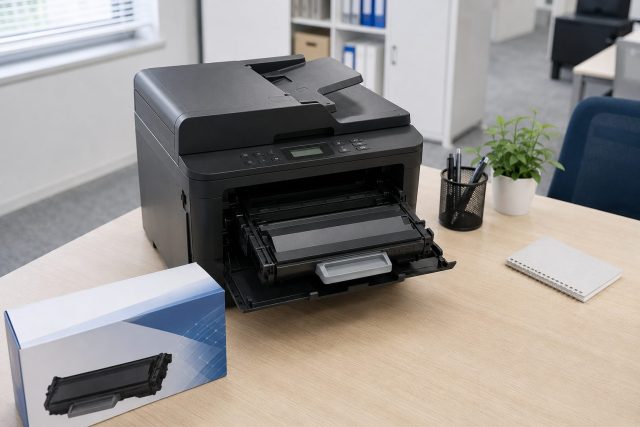 Brother DCP-L2660DWのトナーカートリッジ交換イメージ