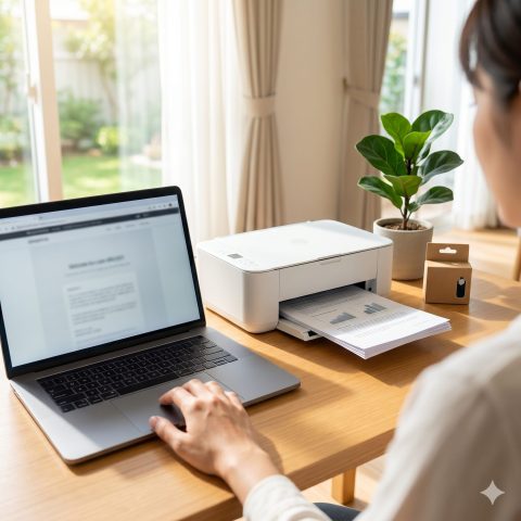 TS5430で快適に印刷する家庭のイメージ